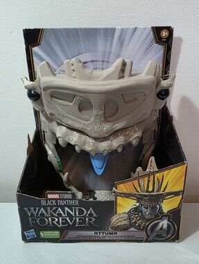 Marvel Studios Wakanda Forever Black Panther Attuma Mask - Light Gray Toy NWT